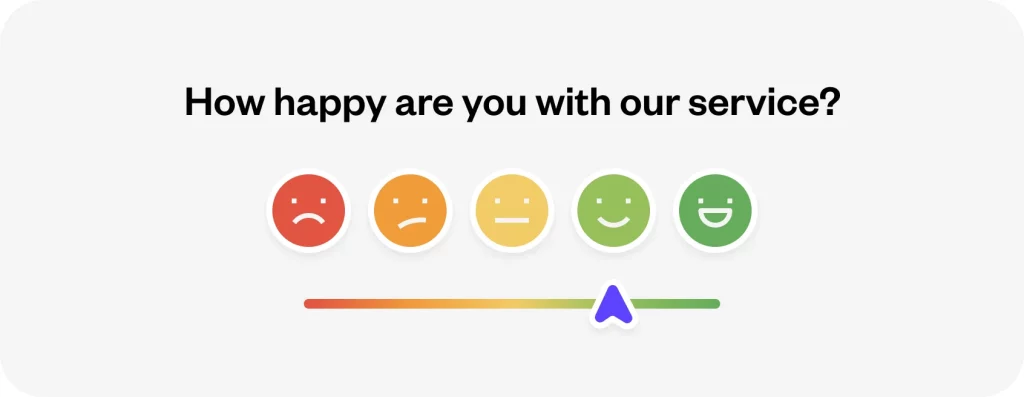 How happy are you with our service