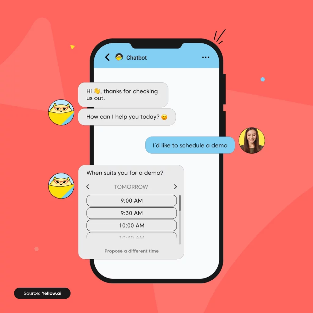 Capture and nurture leads using chatbots