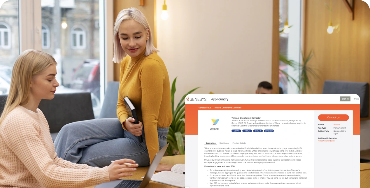 Yellow.ai’s Dynamic Automation Platform now available on Genesys AppFoundry