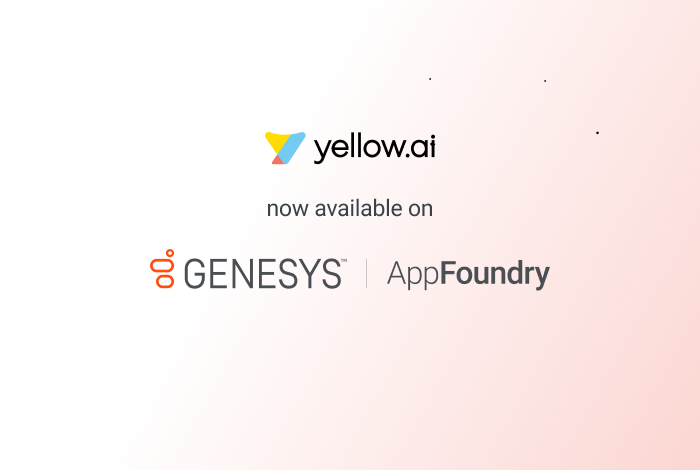 Yellow.ai now on Genesys App foundry