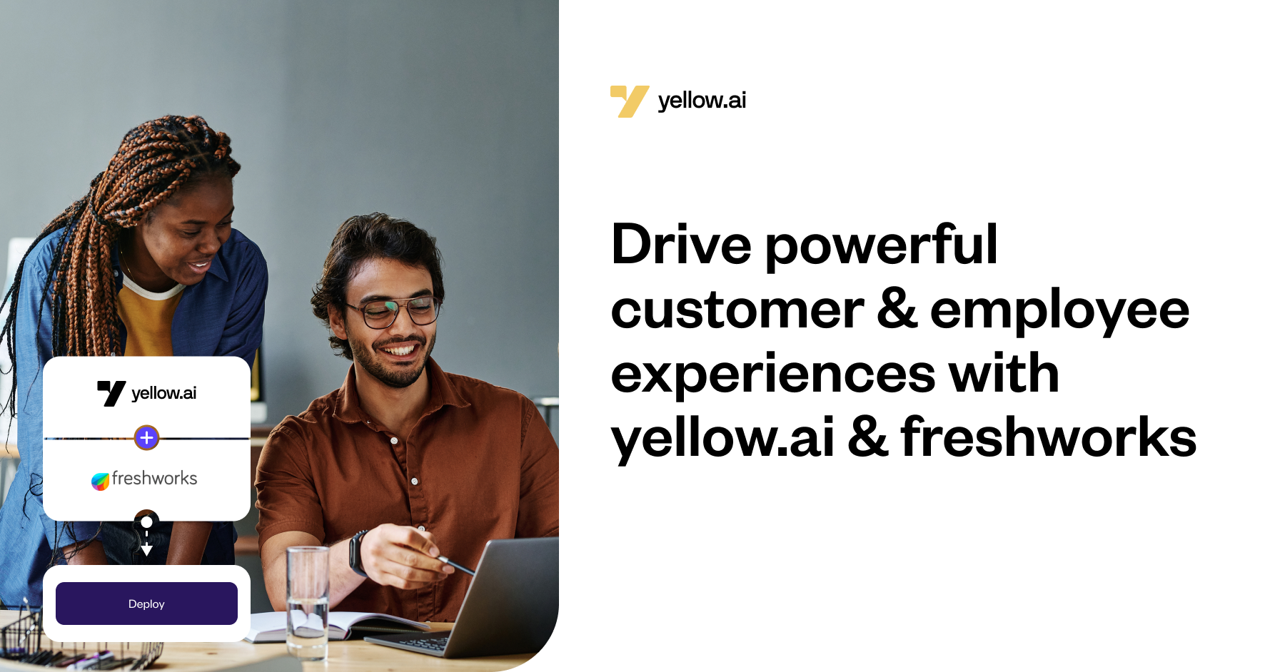 Freshdesk Integrations with Yellow.ai