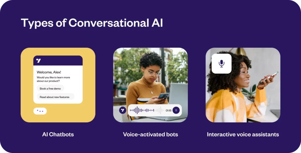 types of conversational ai