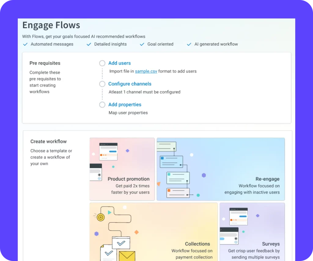 engage flows