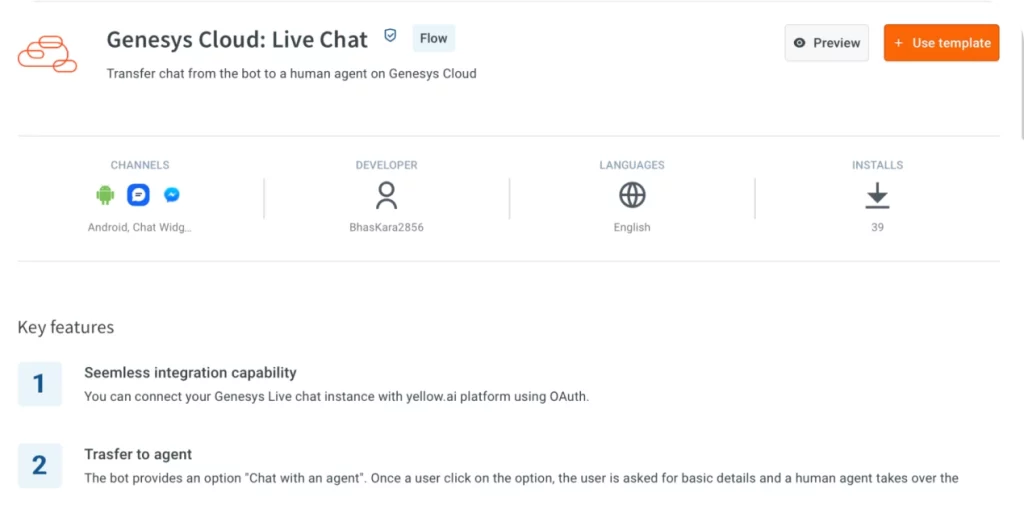 genesys cloud live chat