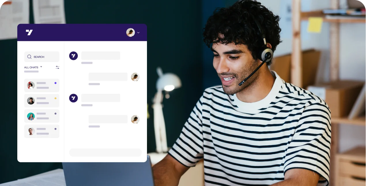 Automate customer support by connecting with ticketing, live agent and CRM apps in a few simple clicks