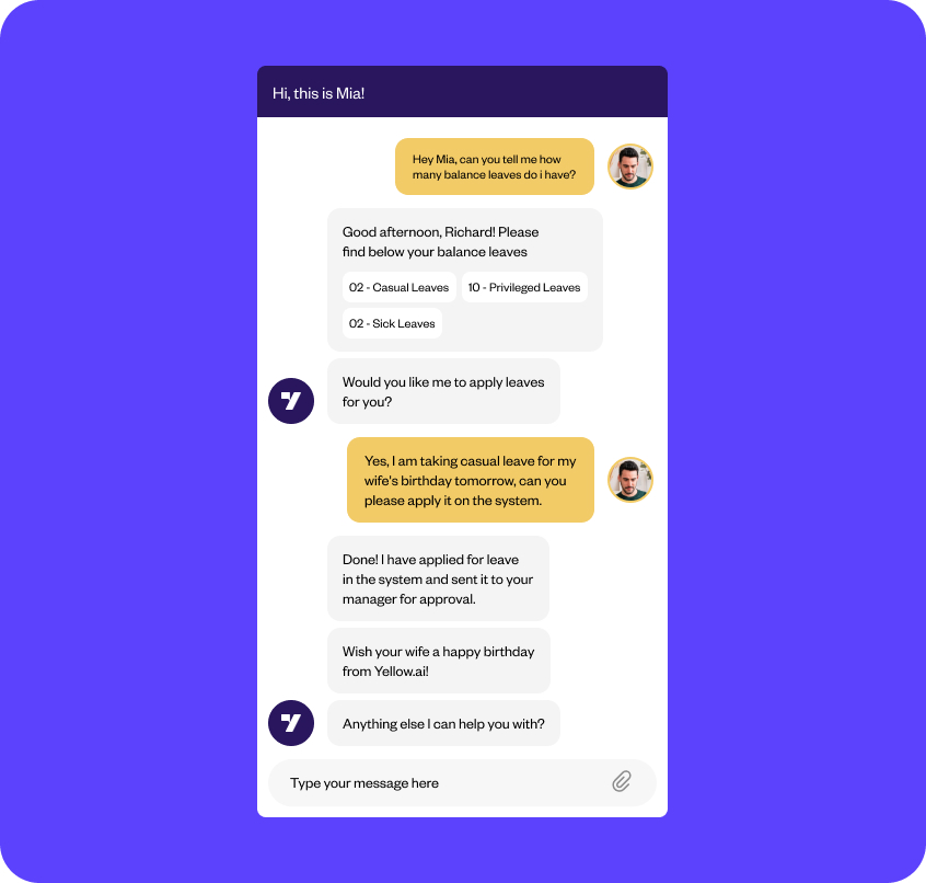 User friendly AI chatbot for enterprise