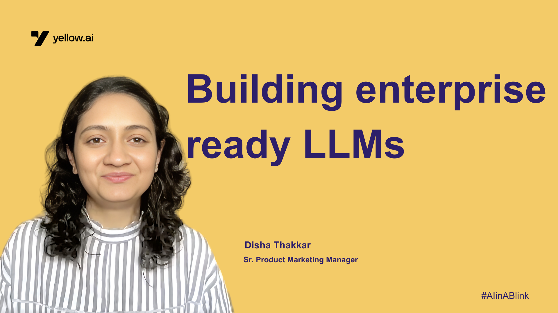 AI in a Blink - Yellow.ai - Building enterprise-ready LLMs