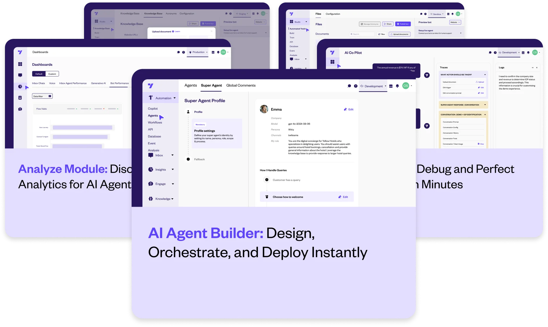 Yellow.ai interactive demo on-demand
