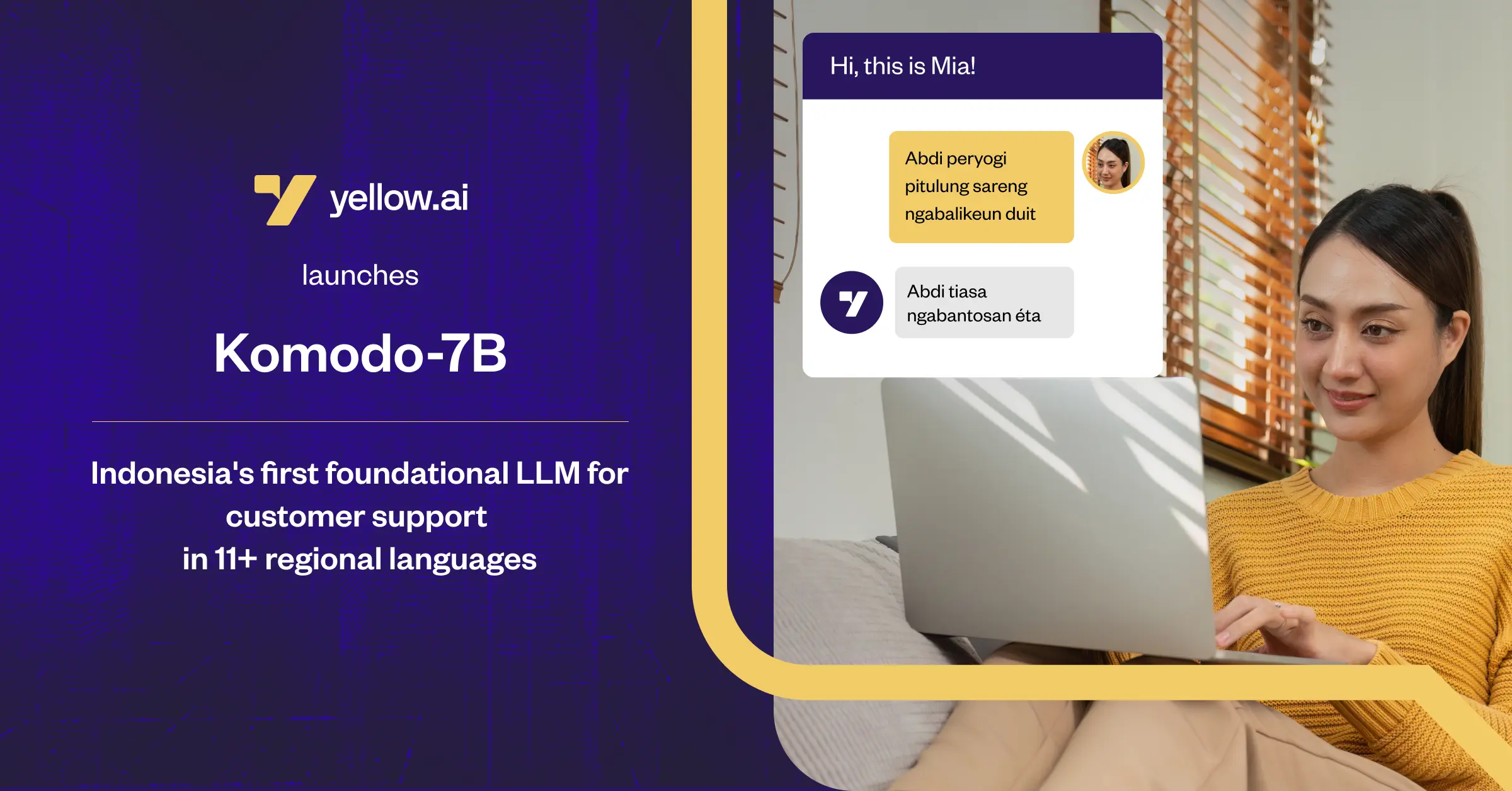 Indonesian Language AI for Customer Support - Komodo 7B