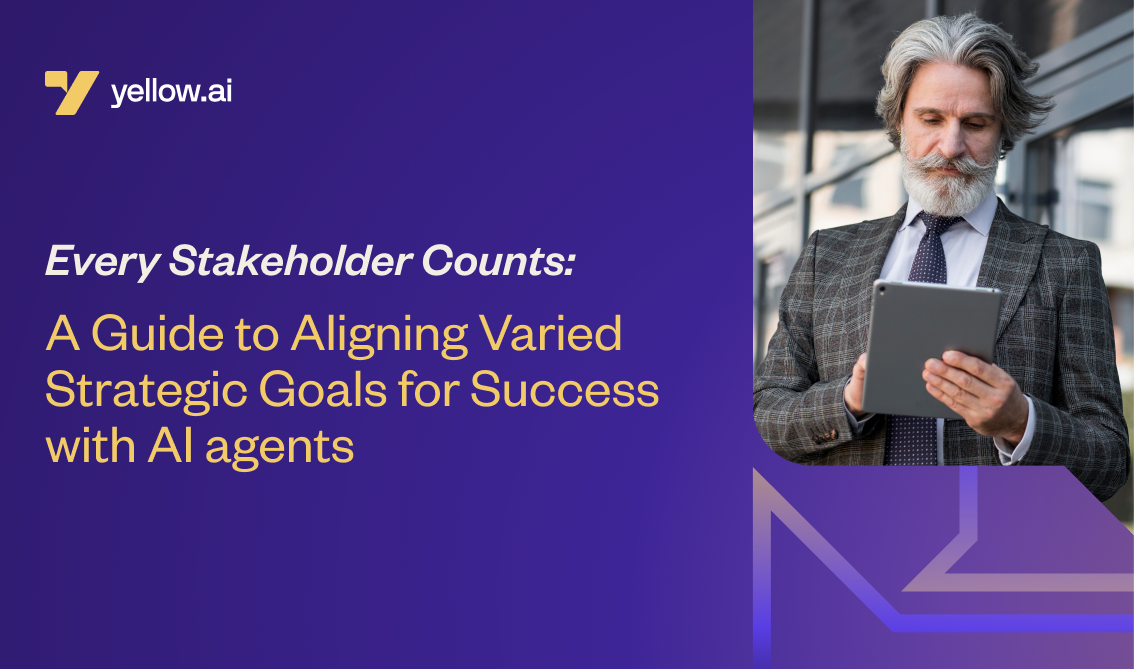 A guide to stakeholder alignment for success with AI agents in customer service