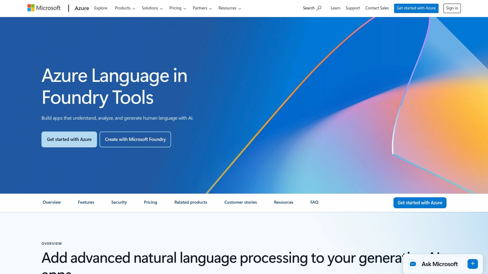 Microsoft Azure AI Language